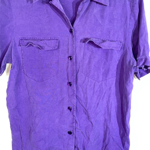 LA CHIEN 100% Silk Shirt Size Sm.   0027 - Picture 5 of 5